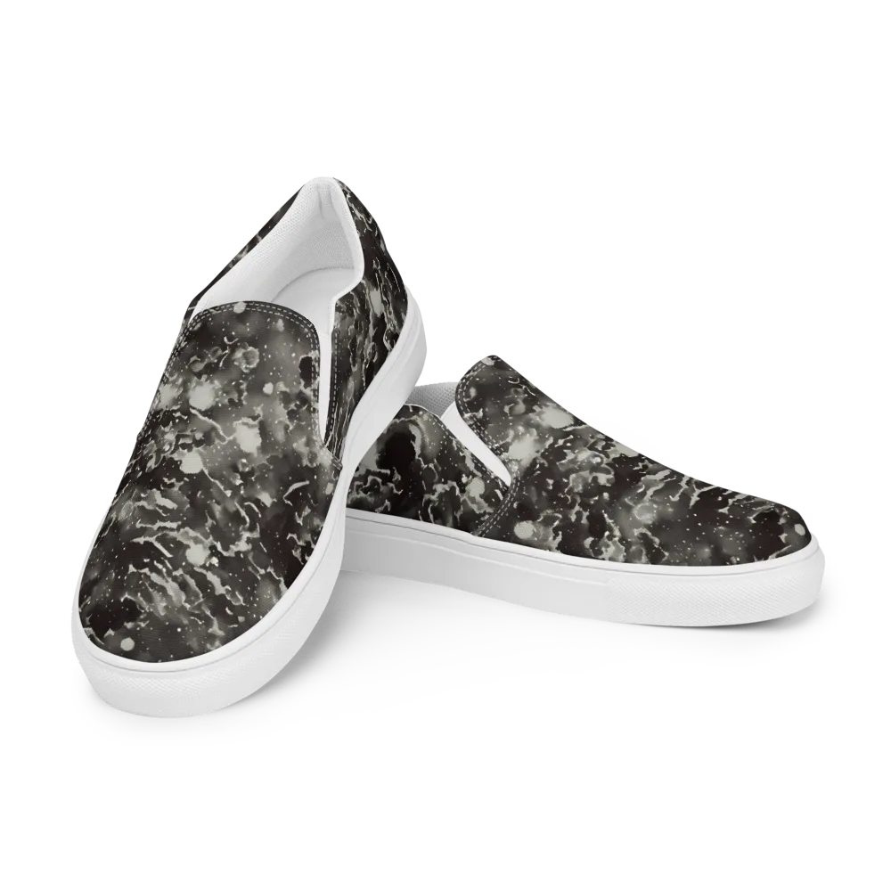 Obsidian Mist on Women's Slip-On Canvas Shoes — Left Front