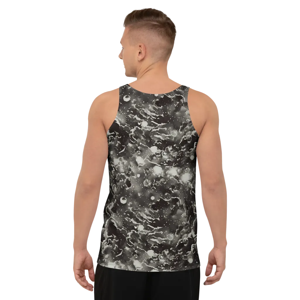 Obsidian Mist on Men's Tank Top — Back
