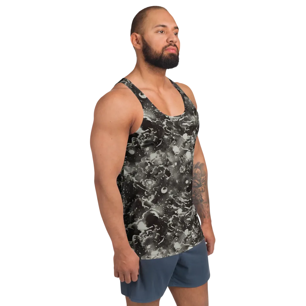 Obsidian Mist on Men's Tank Top — Right Front