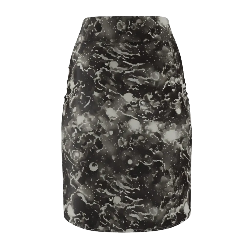 Obsidian Mist on Pencil Skirt — Back