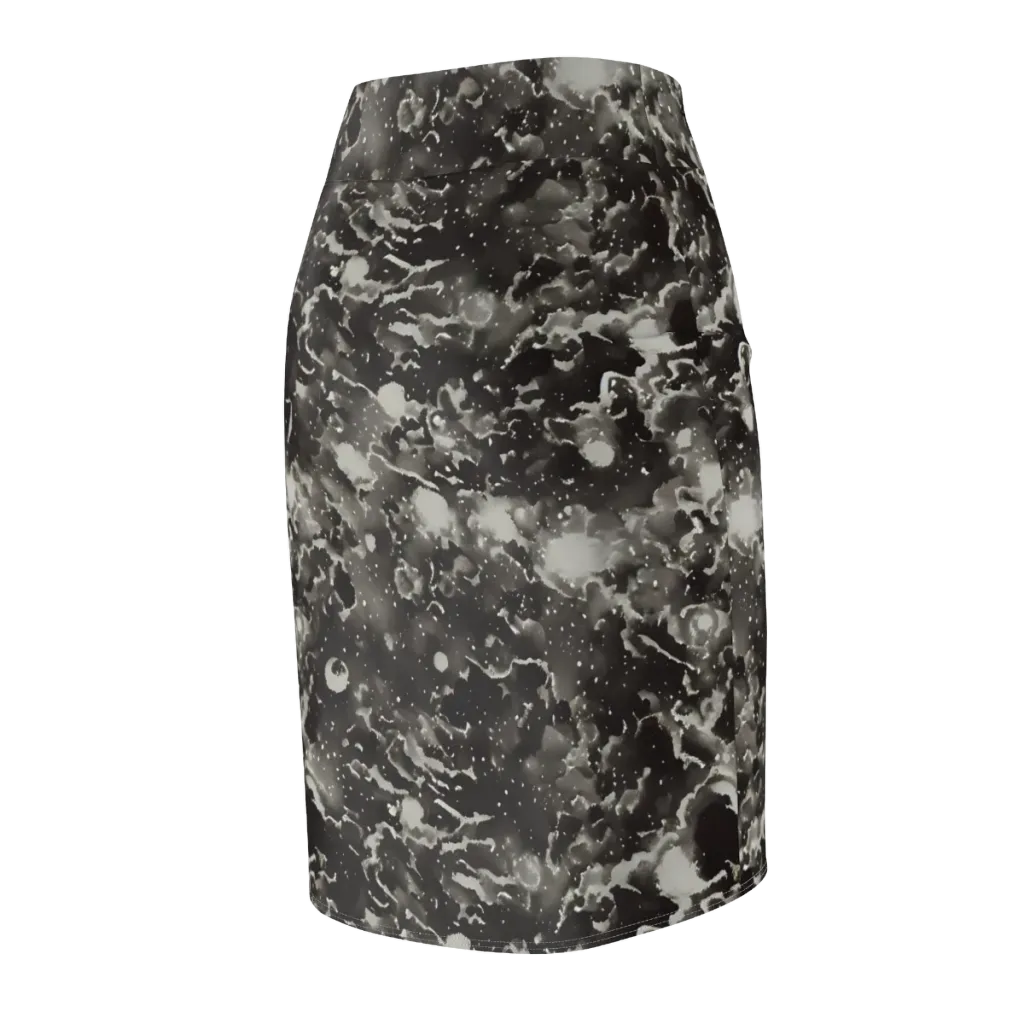 Obsidian Mist on Pencil Skirt — Back Side
