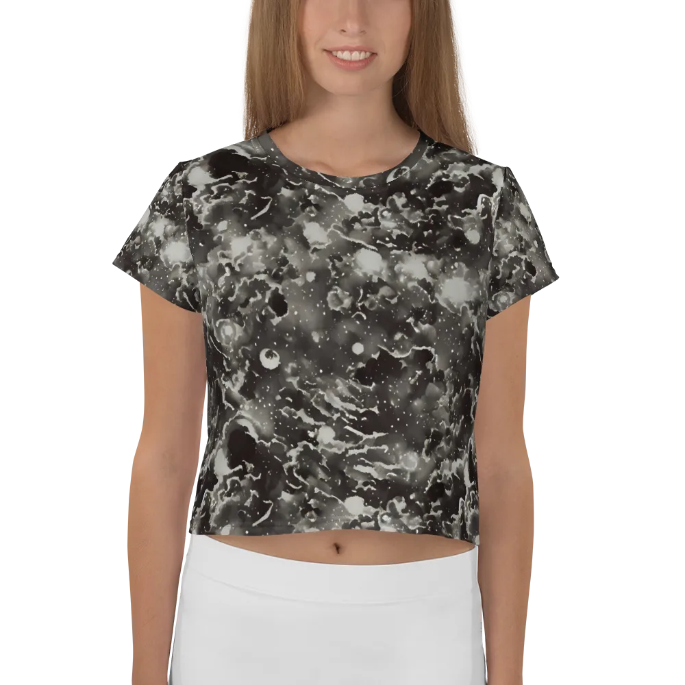 Obsidian Mist on Crop Tee — Front
