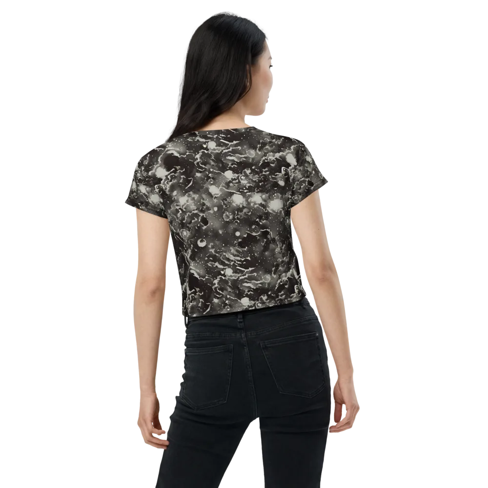 Obsidian Mist on Crop Tee — Back
