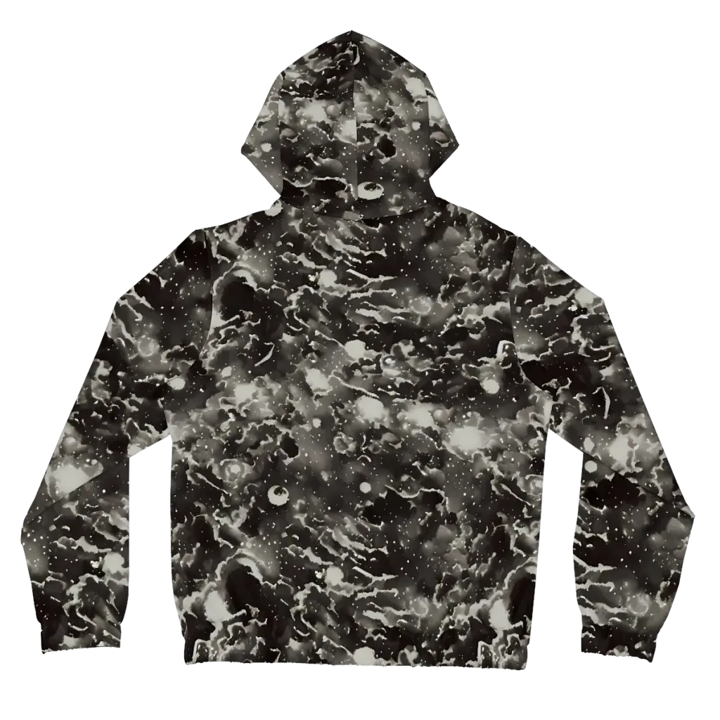 Obsidian Mist on Women's Full-Zip Hoodie — Back