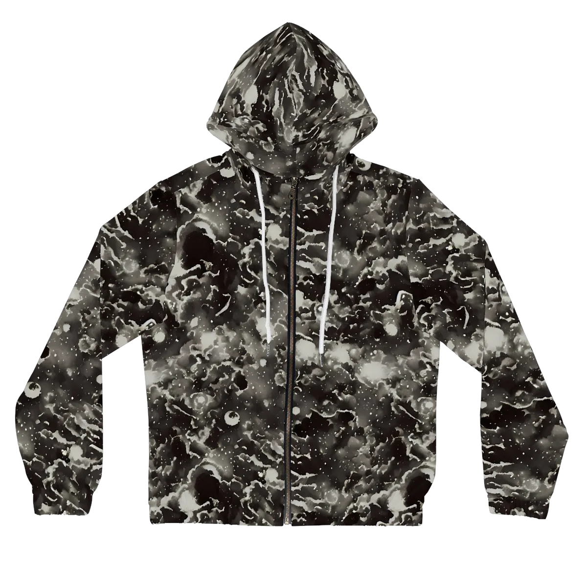 Obsidian Mist on Women's Full-Zip Hoodie — Front