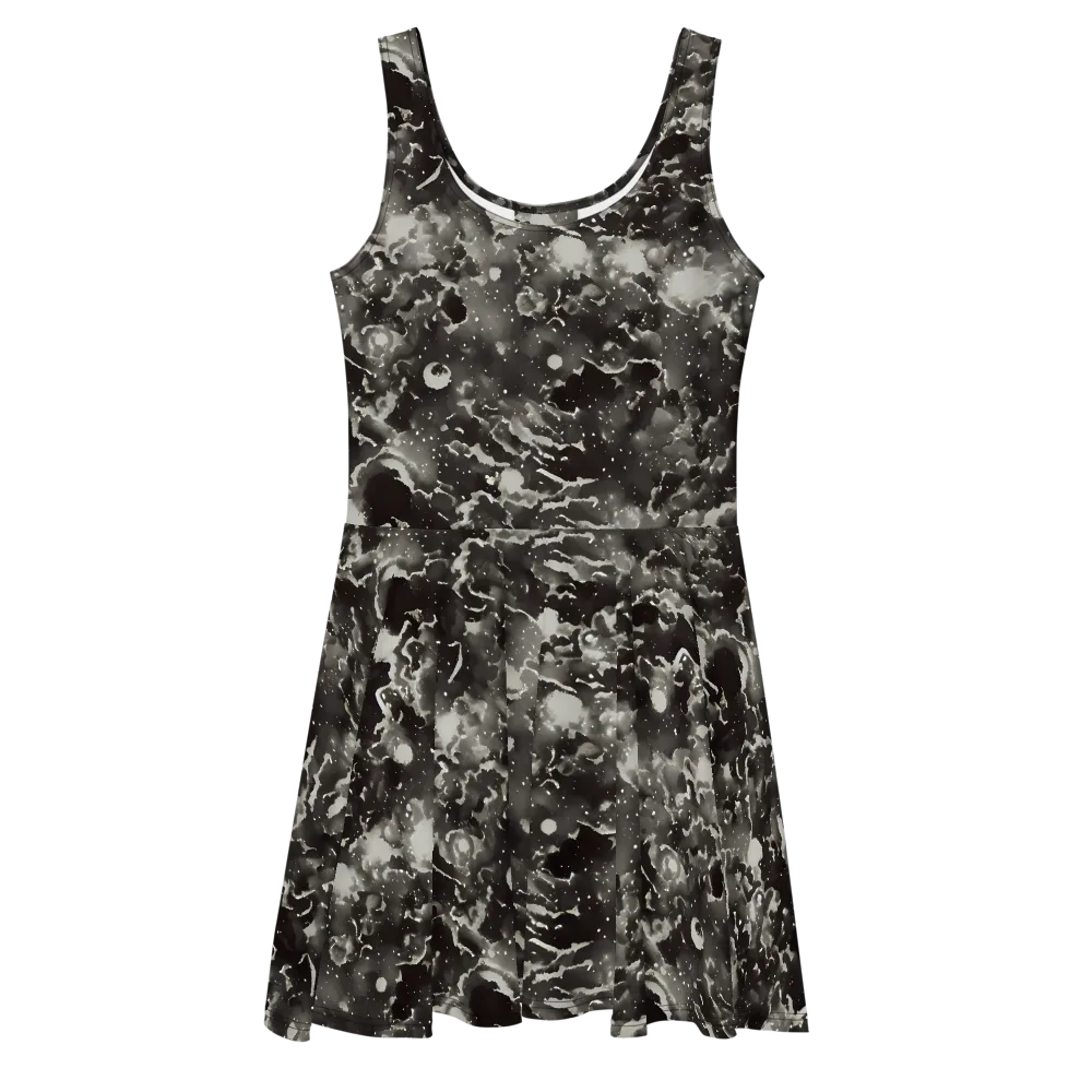 Obsidian Mist on Skater Dress — Front