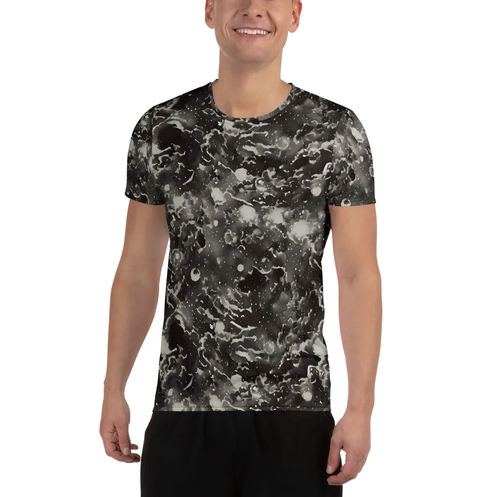 Obsidian Mist on Men's Athletic T-Shirt — Front