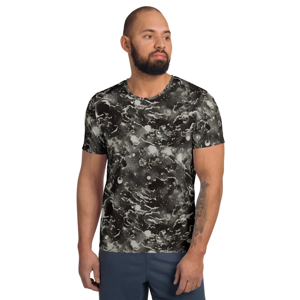Obsidian Mist on Men's Athletic T-Shirt — Front