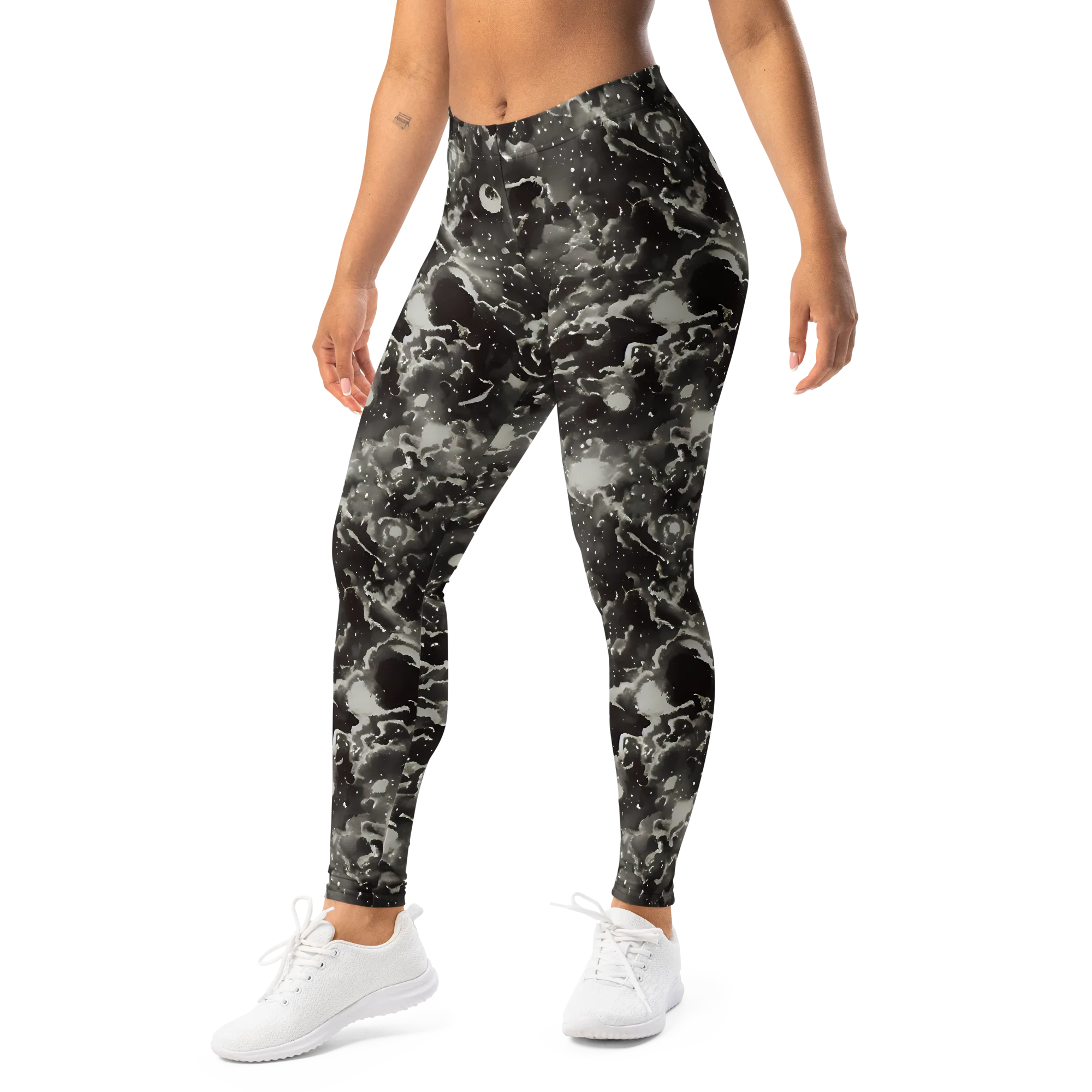 Obsidian Mist on Leggings — Left Front