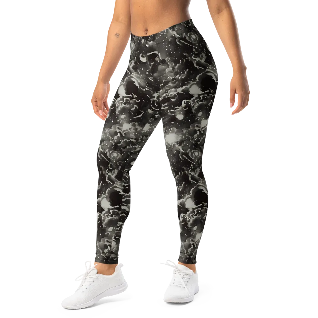 Obsidian Mist on Leggings — Left Front