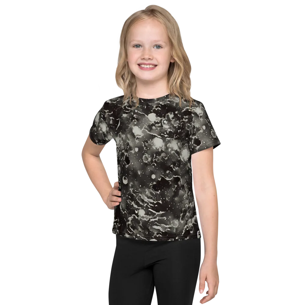 Obsidian Mist on Kids Crew Neck T-Shirt — Front