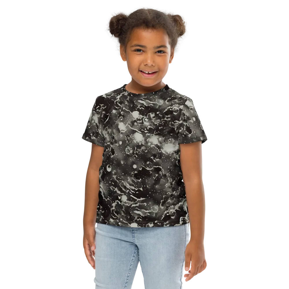 Obsidian Mist on Kids Crew Neck T-Shirt — Front