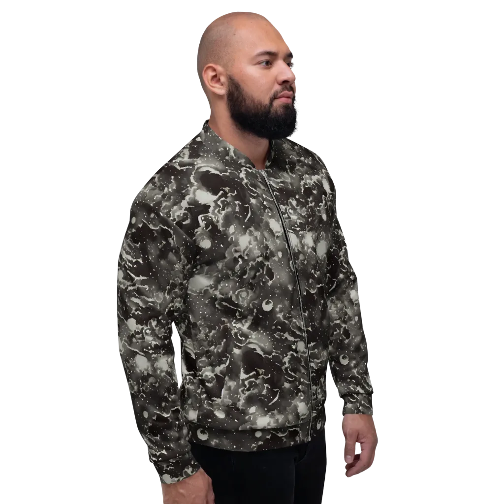 Obsidian Mist on Bomber Jacket — Right