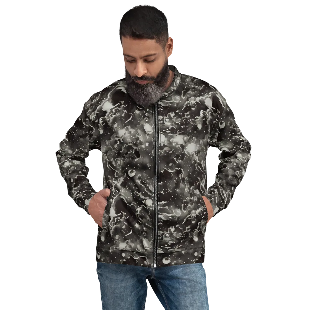 Obsidian Mist on Bomber Jacket — Front
