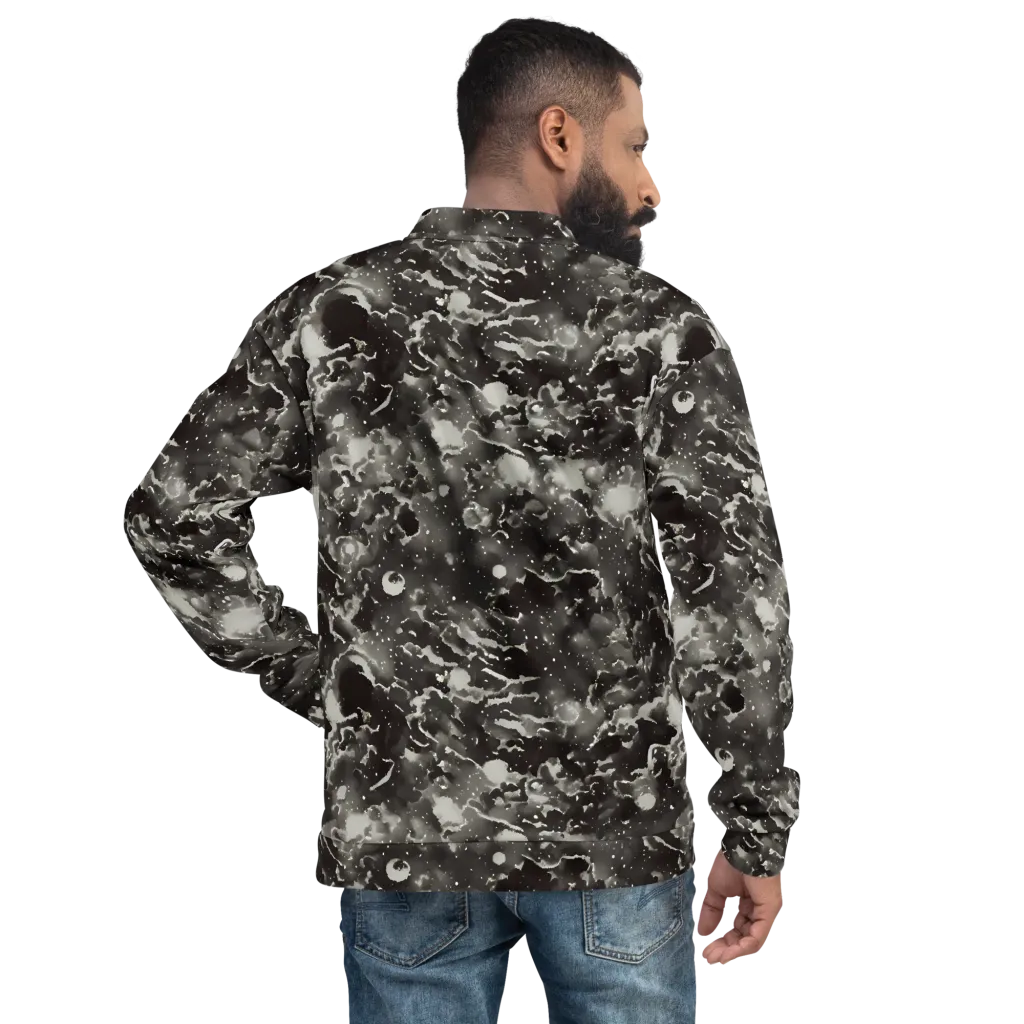 Obsidian Mist on Bomber Jacket — Back