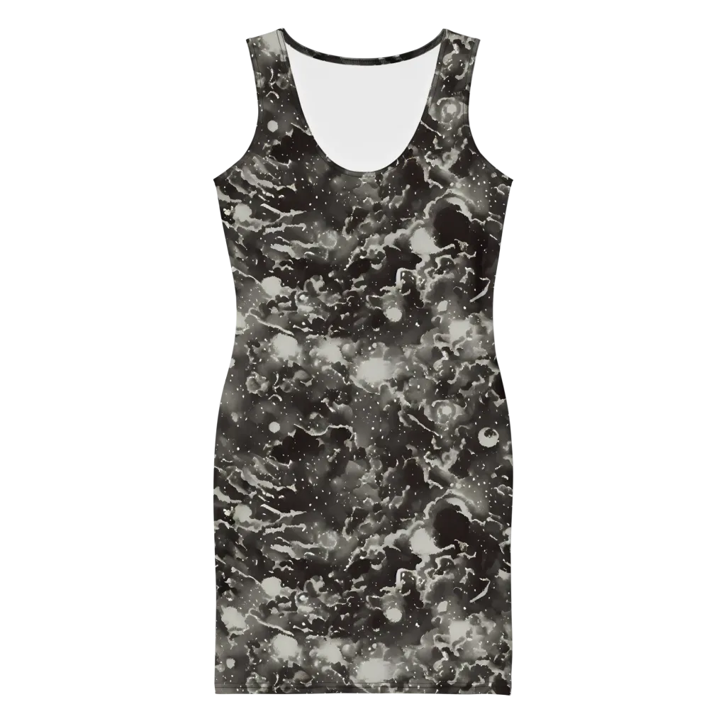 Obsidian Mist on Bodycon Dress — Front