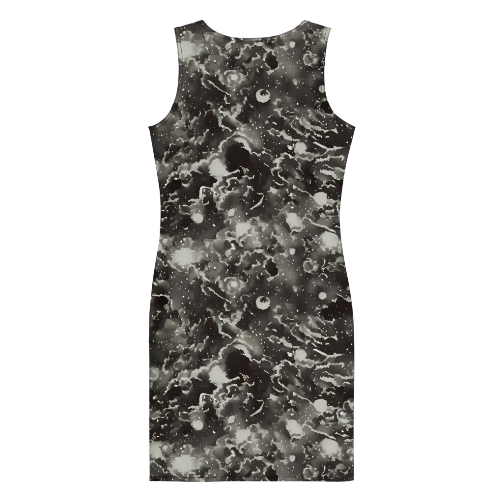 Obsidian Mist on Bodycon Dress — Back