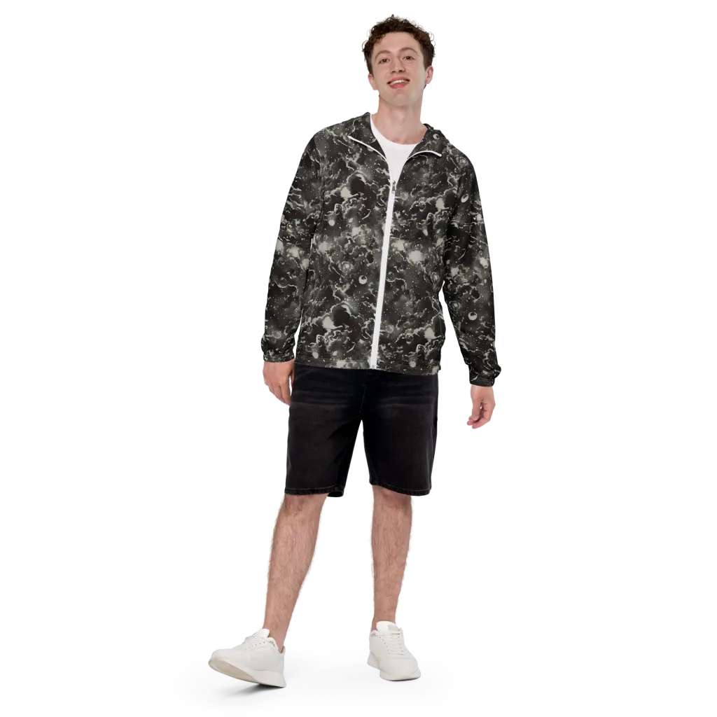 Obsidian Mist on Men's Windbreaker — Front