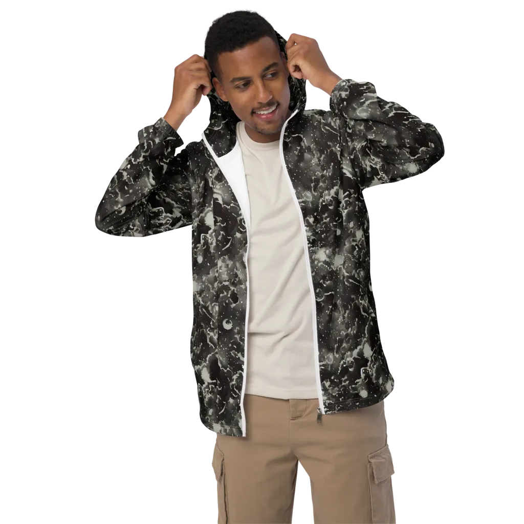 Obsidian Mist on Men's Windbreaker — Front