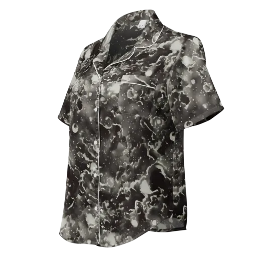 Obsidian Mist on a Women's Short Sleeve Pajama Top
