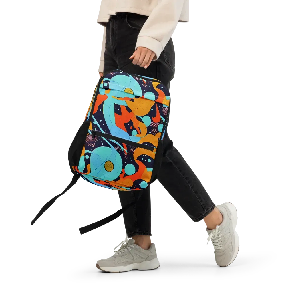 Deep Space Drip on Utility Backpack — Front