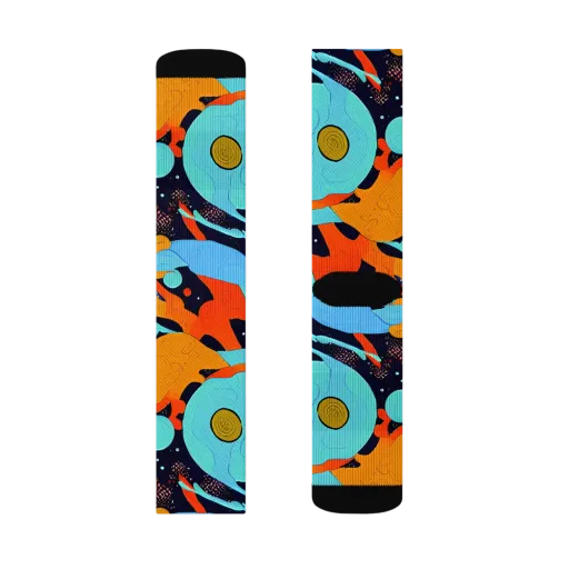 Deep Space Drip on a Socks