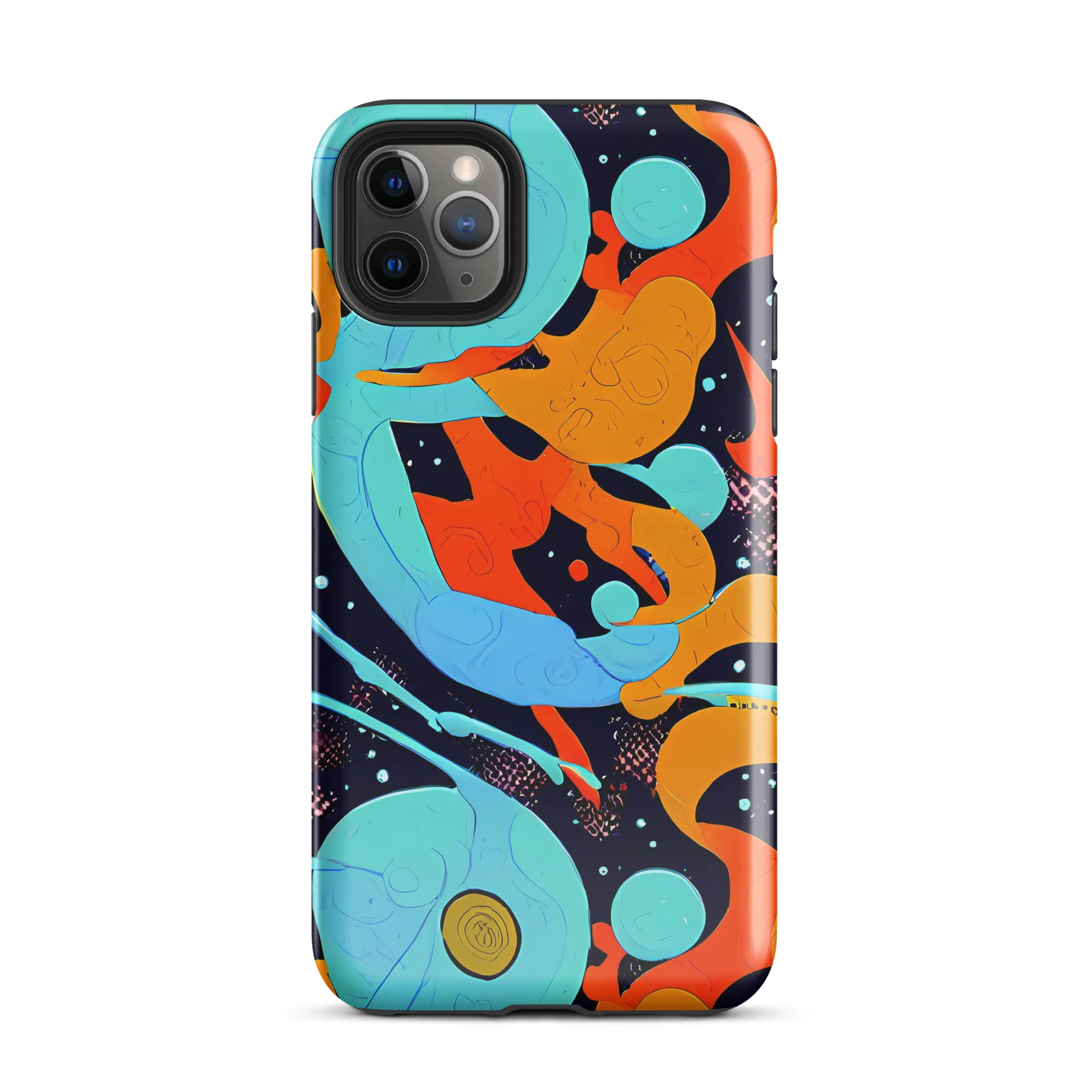 Deep Space Drip on Tough Case for iPhone® — Front