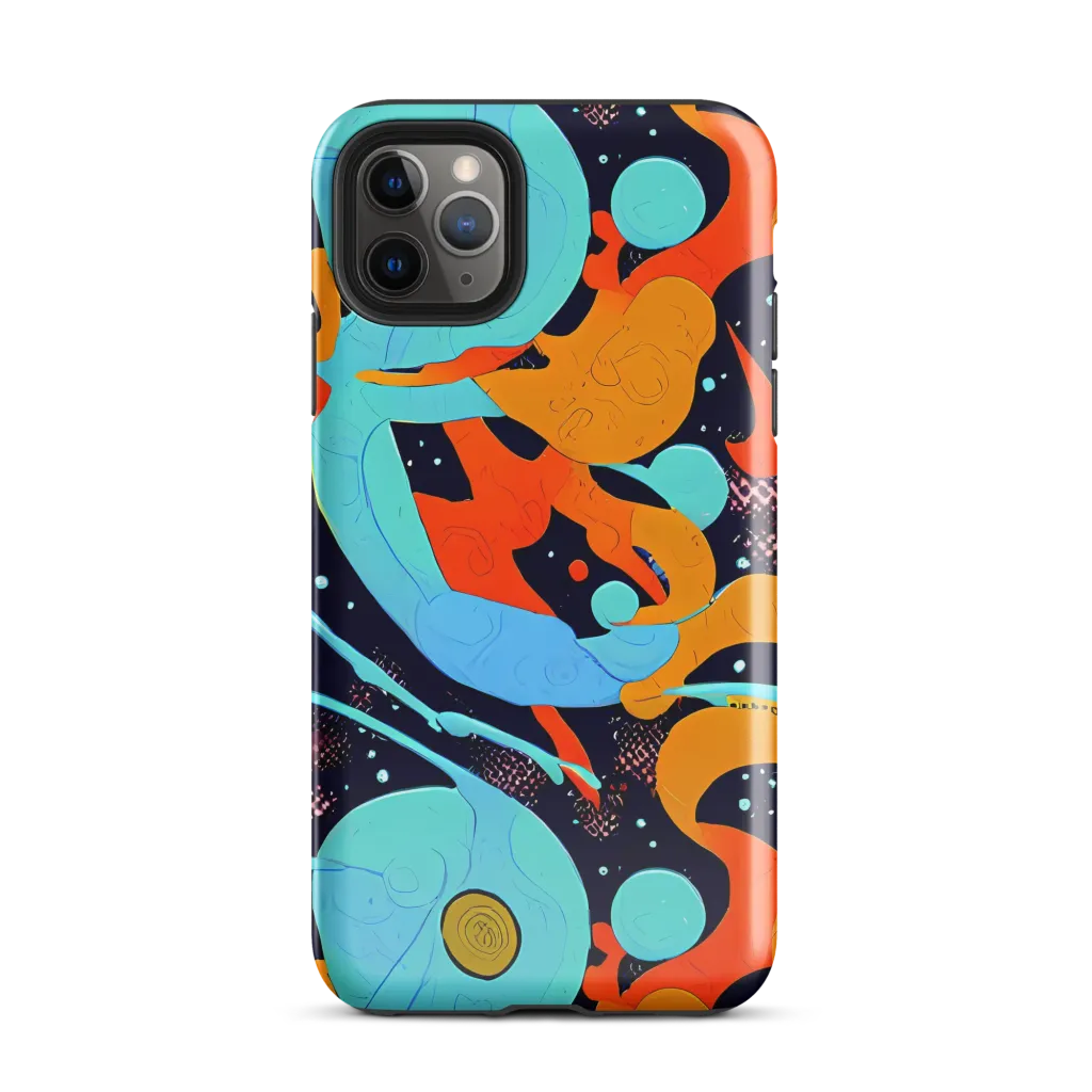 Deep Space Drip on Tough Case for iPhone® — Front
