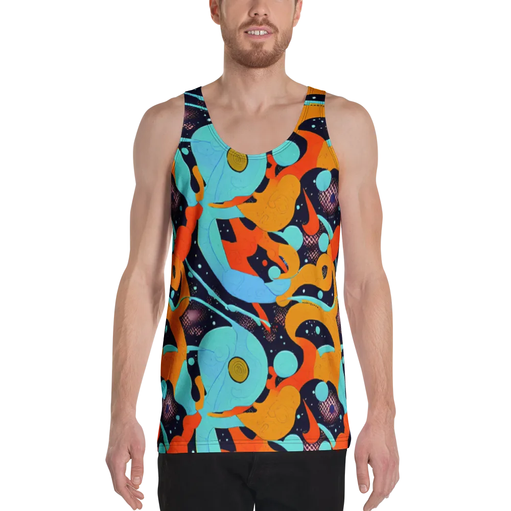 Deep Space Drip on Men's Tank Top — Front
