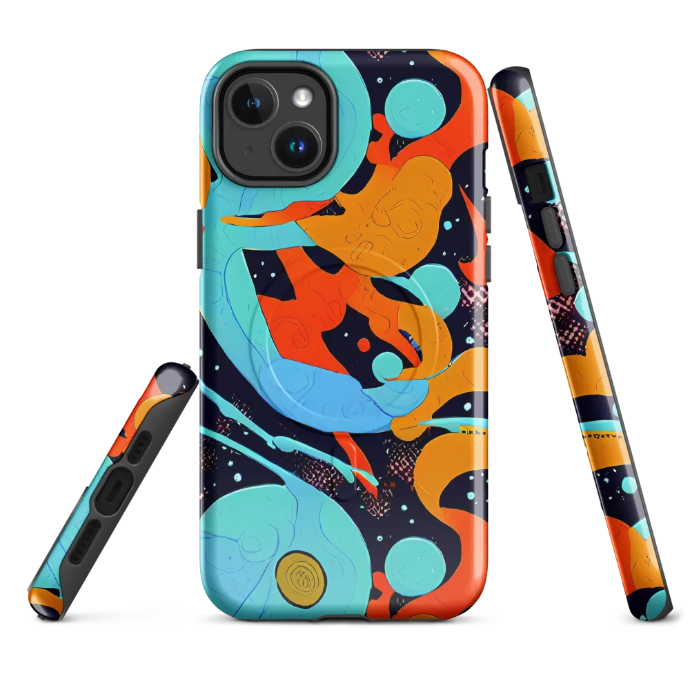 Deep Space Drip on MagSafe Tough Case for iPhone® — Front