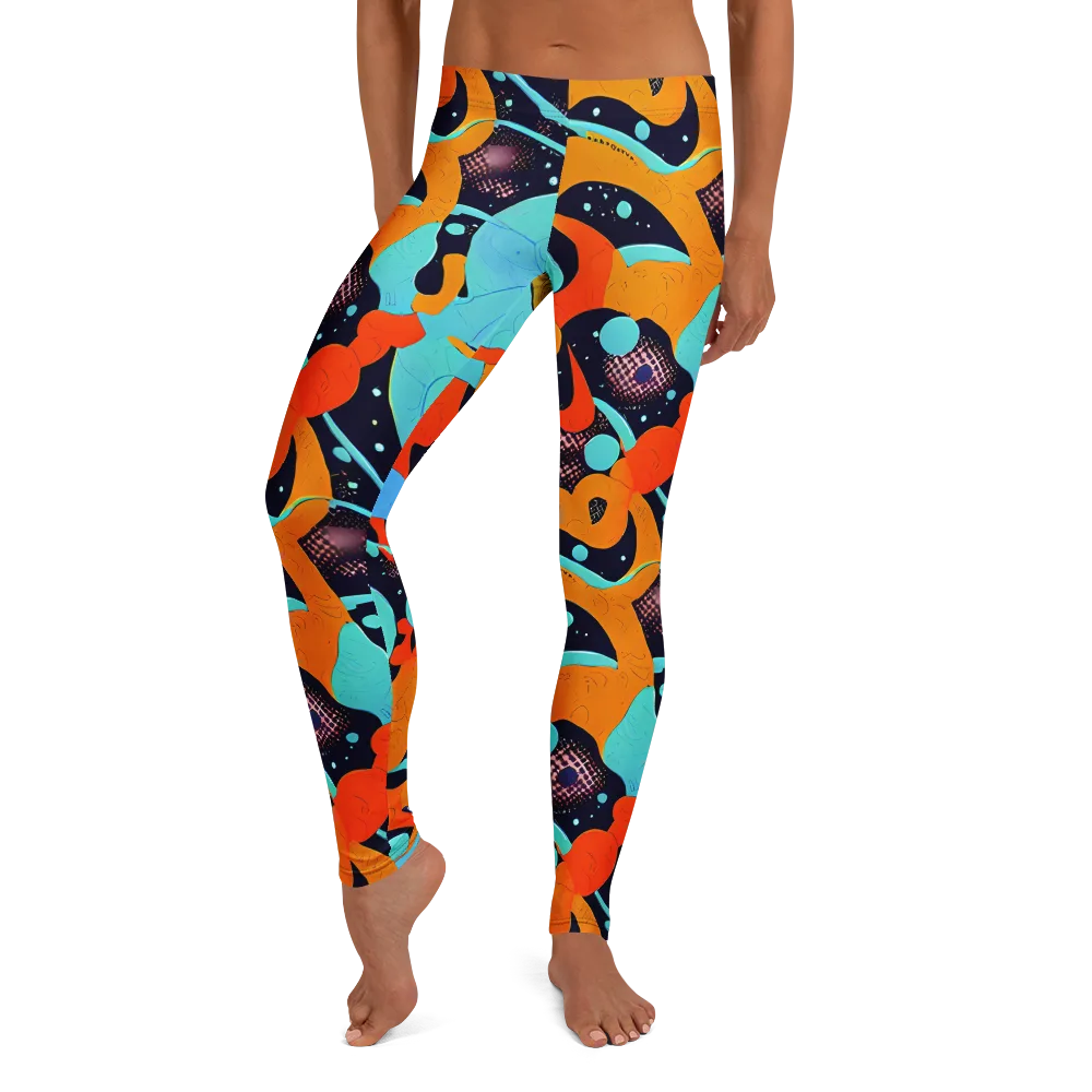Deep Space Drip on Leggings — Front