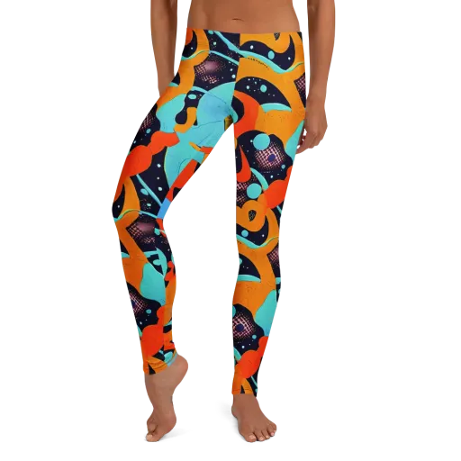 Deep Space Drip on a Leggings