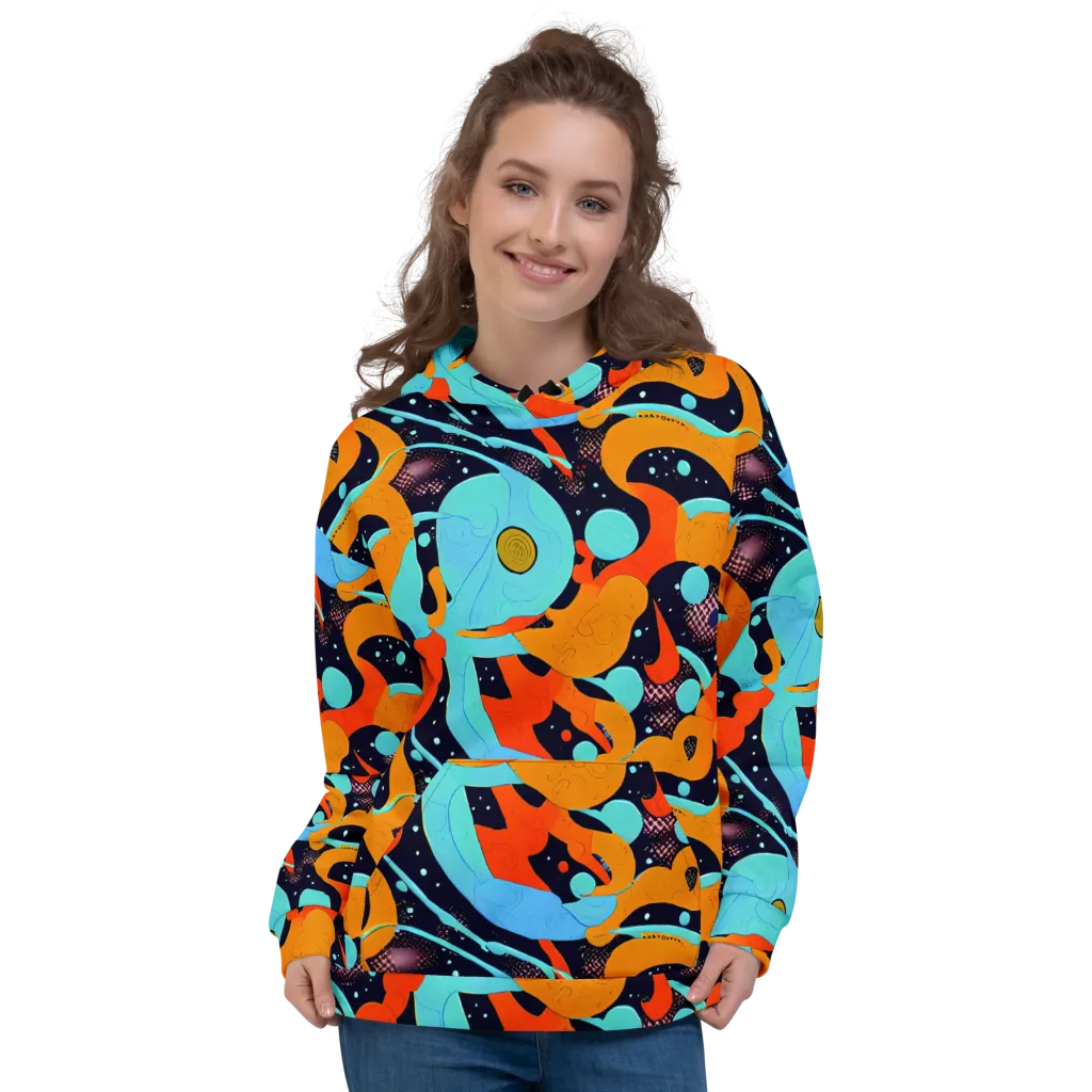 Deep Space Drip on Hoodie — Front