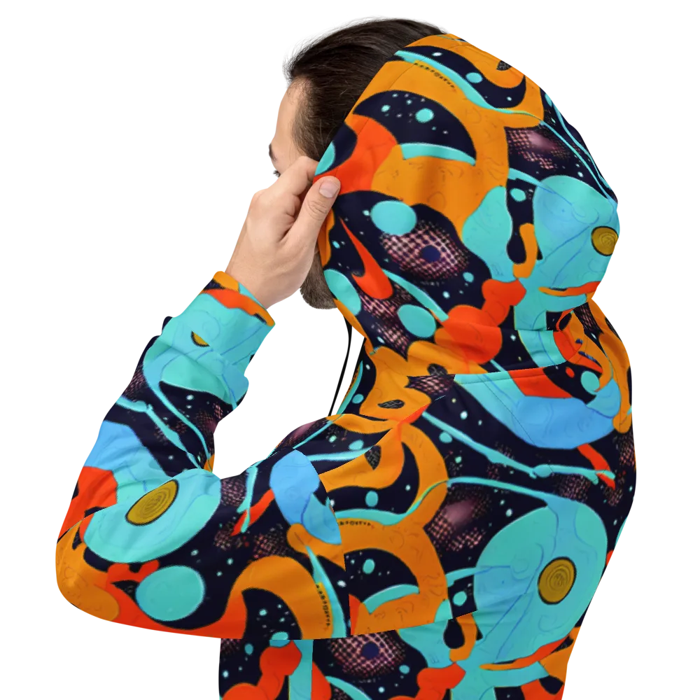 Deep Space Drip on Hoodie — Back