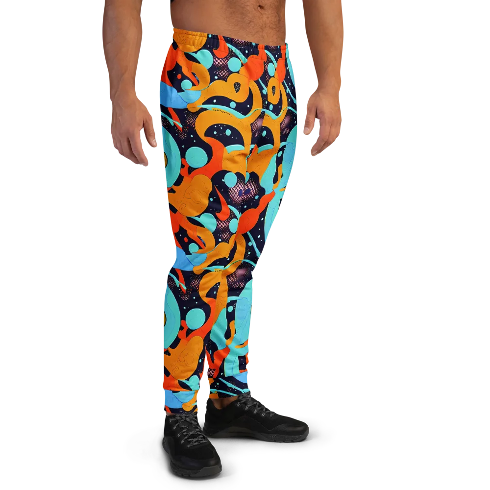 Deep Space Drip on Men's Joggers — Right