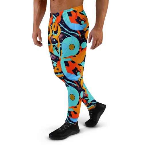 Deep Space Drip on a Men's Joggers