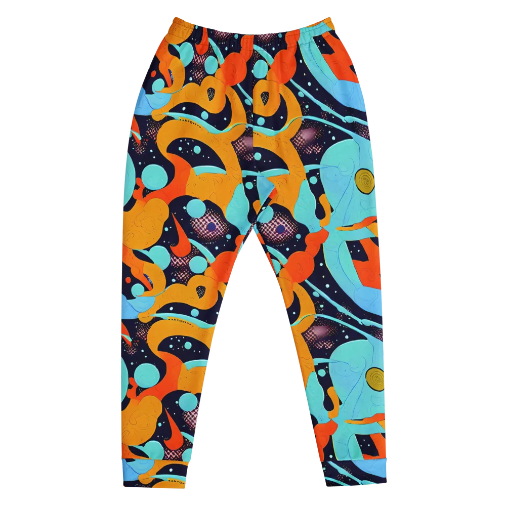 Deep Space Drip on Men's Joggers — Front