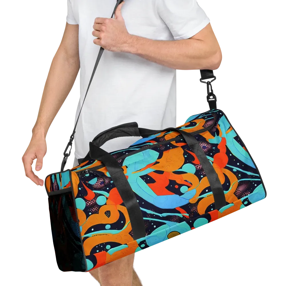 Deep Space Drip on Duffle Bag — Right Front