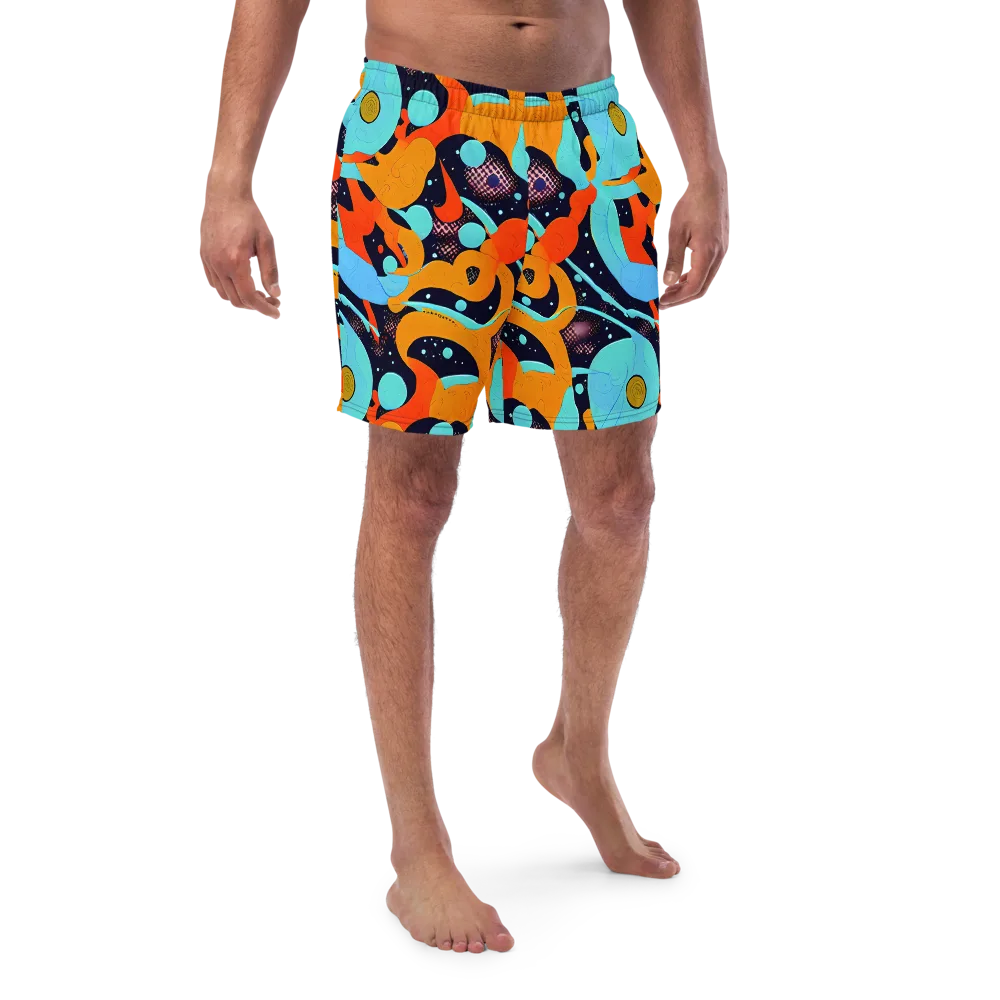 Deep Space Drip on Swim Trunks — Front
