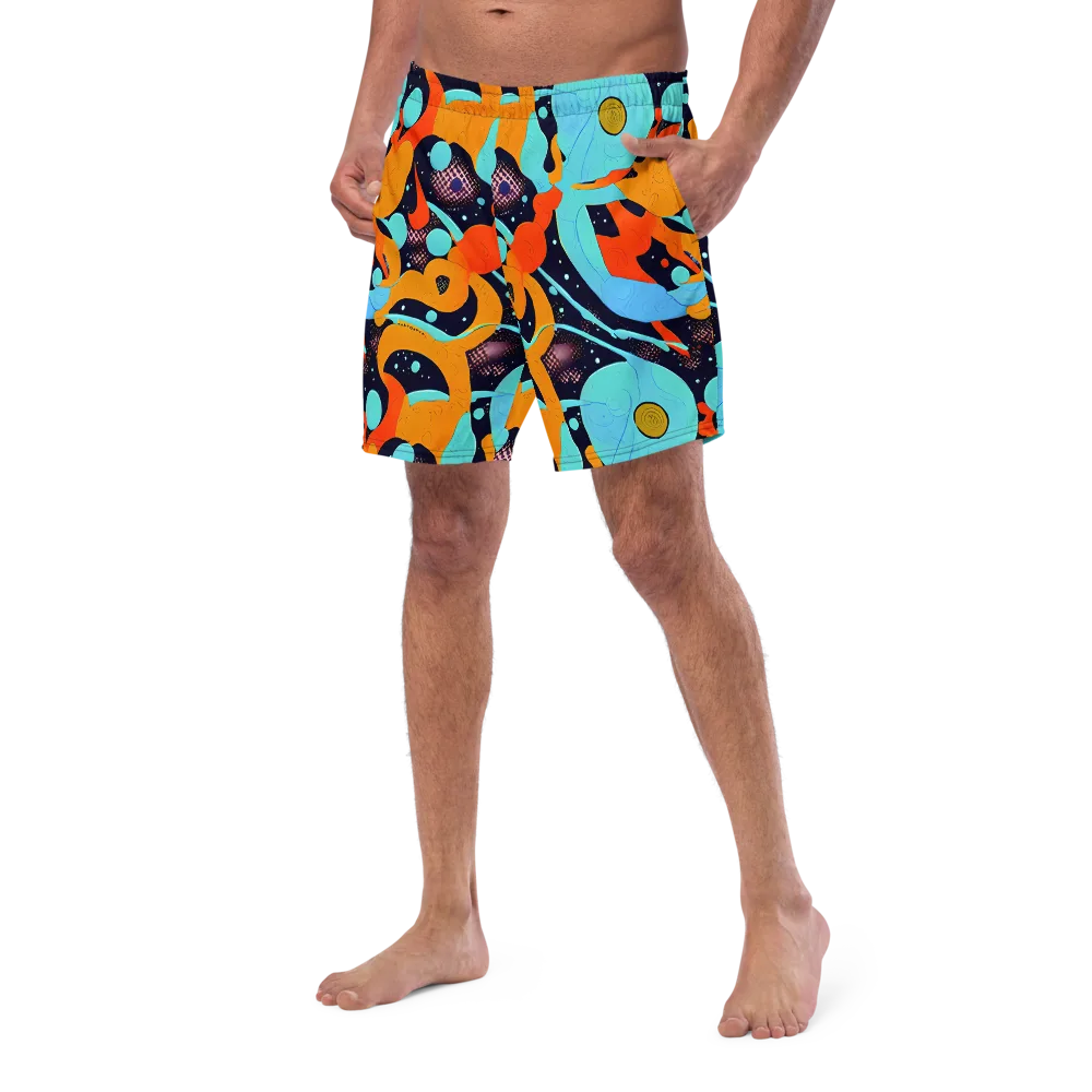 Deep Space Drip on Swim Trunks — Left Front