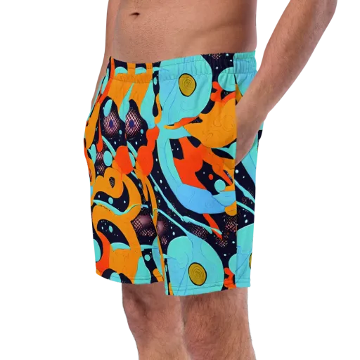 Deep Space Drip on a Swim Trunks