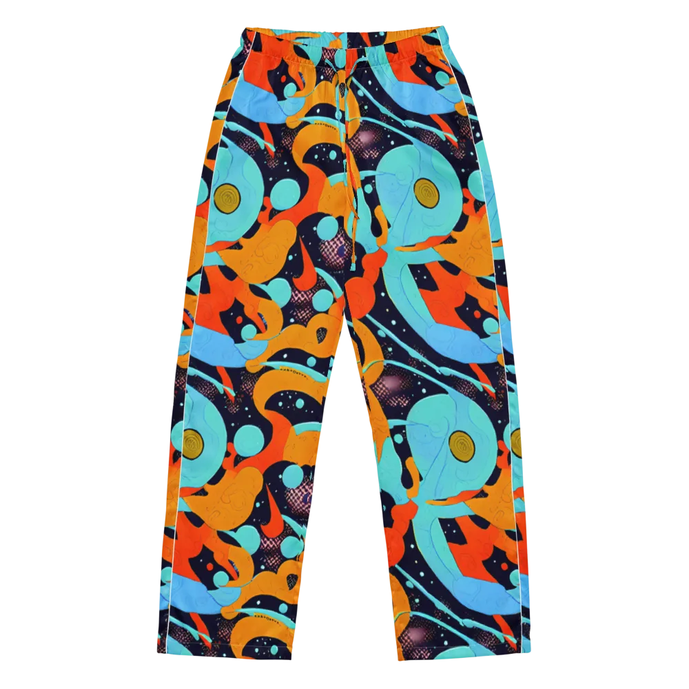 Deep Space Drip on Women's Pajama Pants — Front