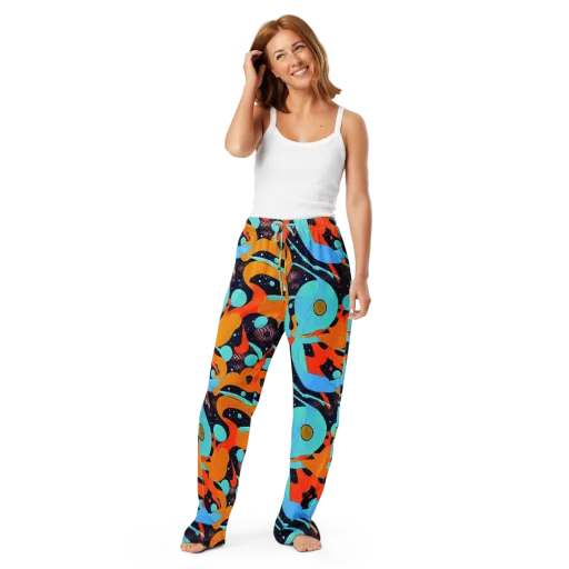 Deep Space Drip on a Women's Pajama Pants