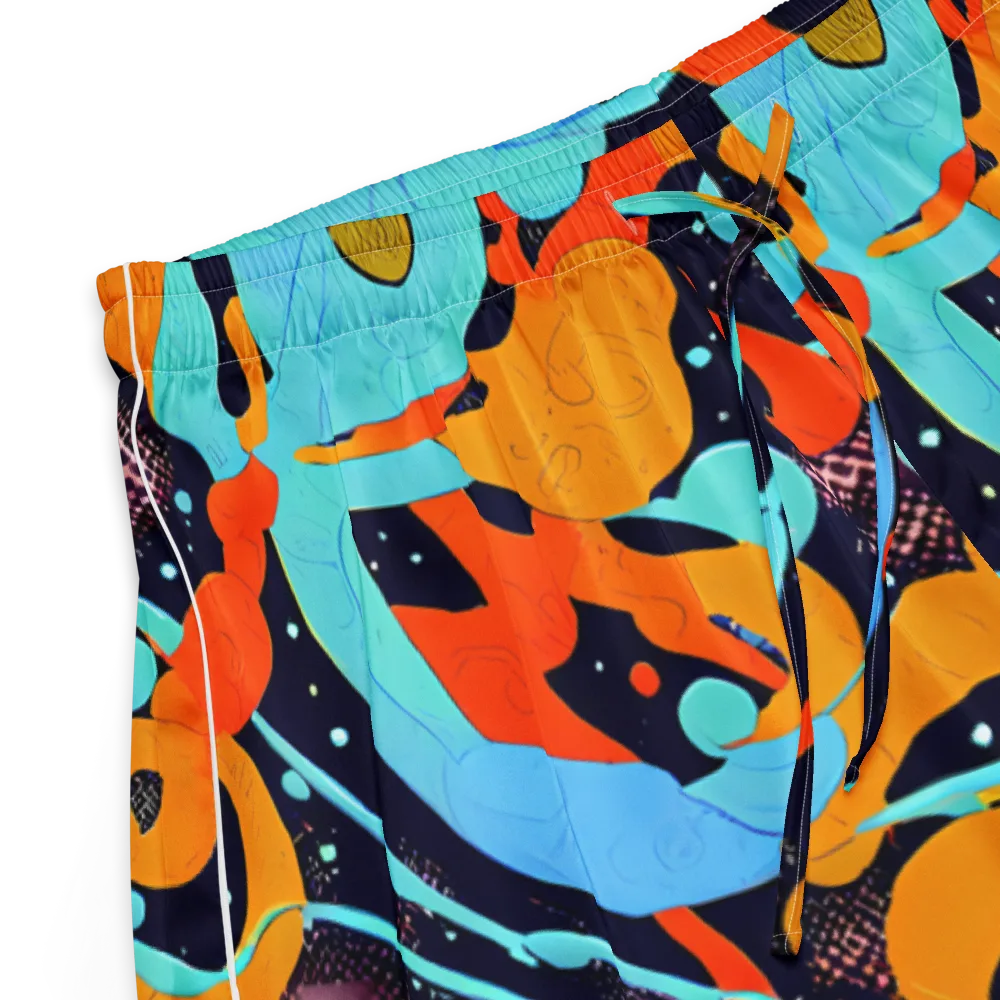 Deep Space Drip on Women's Pajama Shorts — Product details