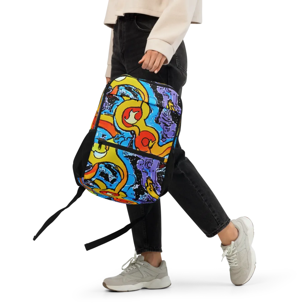 Electric Riddle on Utility Backpack — Front