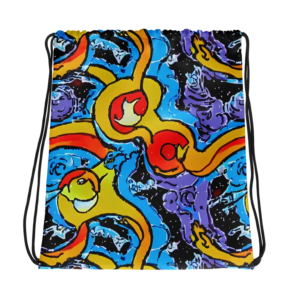 Electric Riddle on Drawstring Bag — Photo
