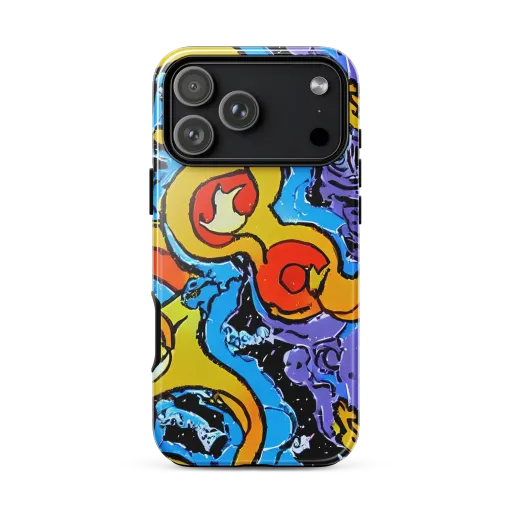 Electric Riddle on a Tough Case for iPhone®