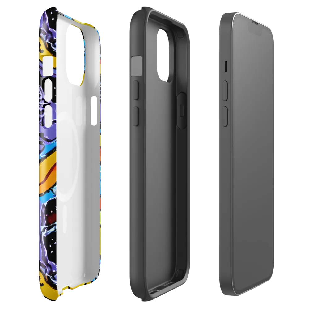 Electric Riddle on MagSafe Tough Case for iPhone® — Front