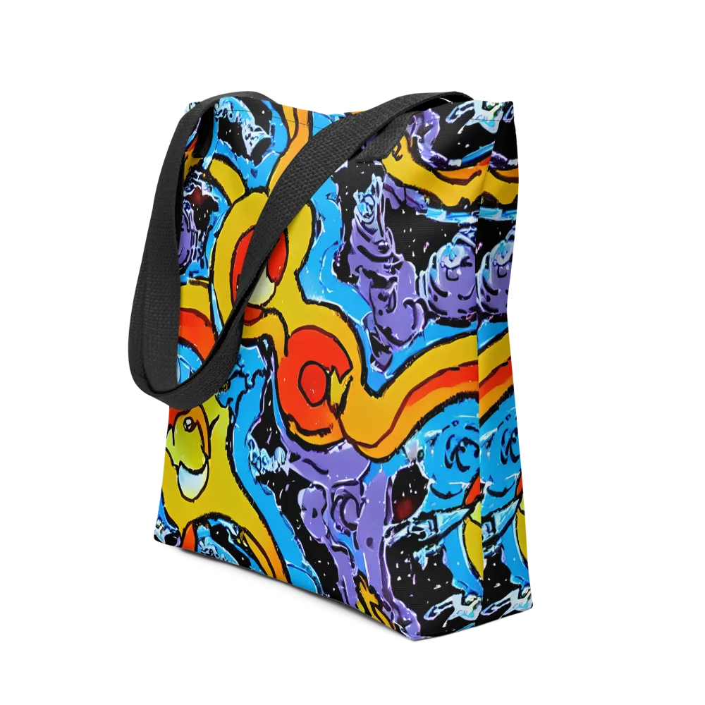 Electric Riddle on Tote Bag — Front