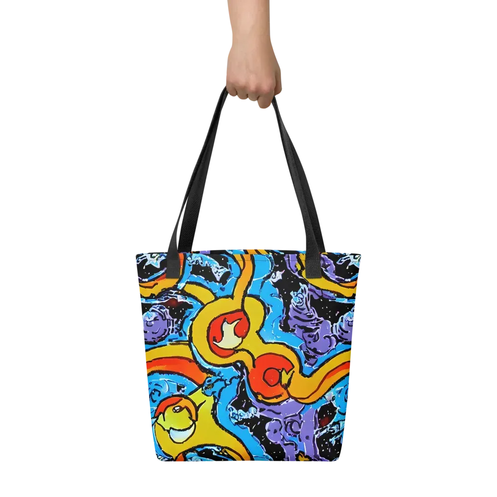 Electric Riddle on Tote Bag — Front